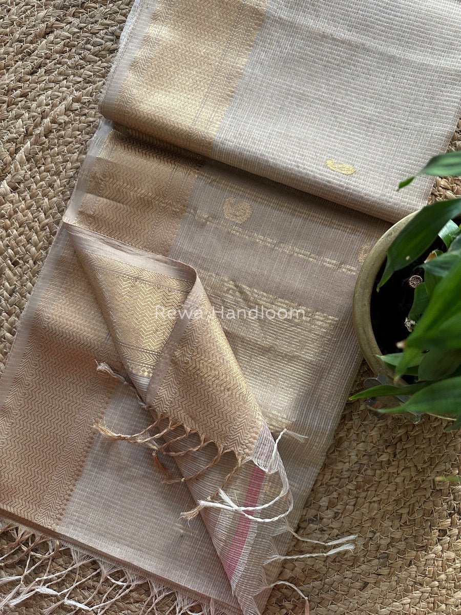 Maheshwari Tissue Butti Saree