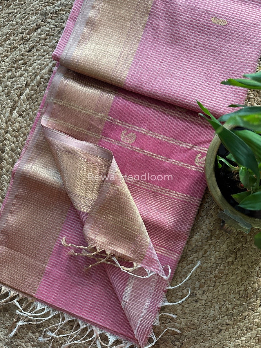 Maheshwari Tissue Butti Saree