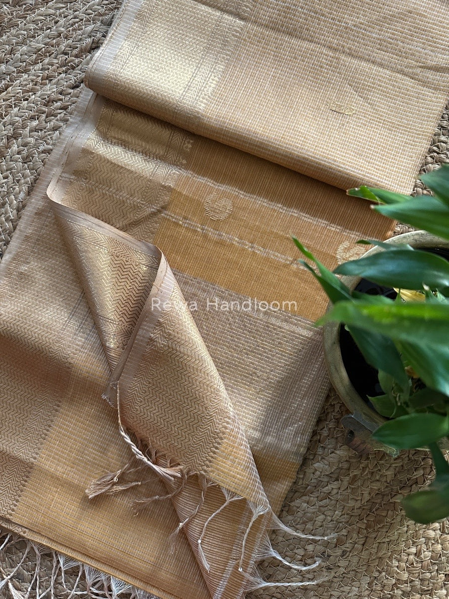 Maheshwari Tissue Butti Saree