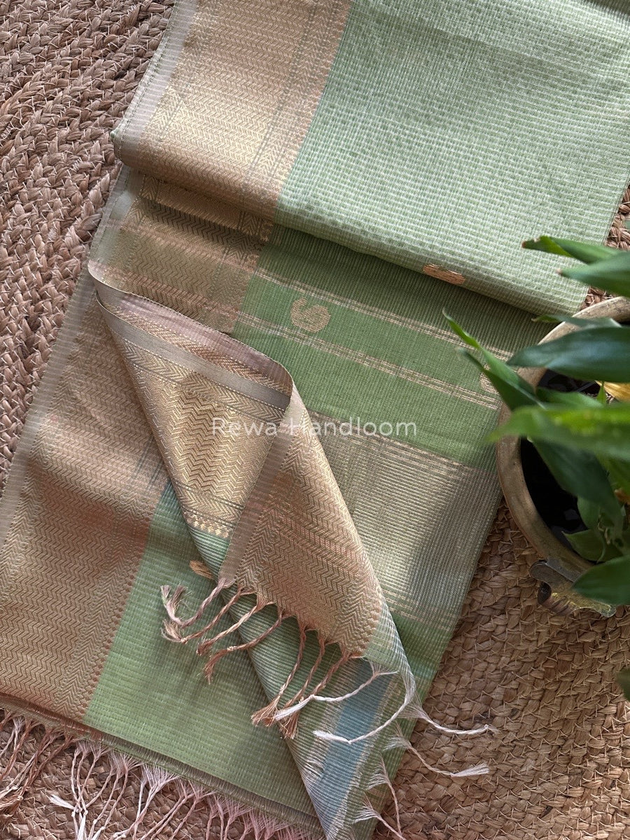 Maheshwari Tissue Butti Saree
