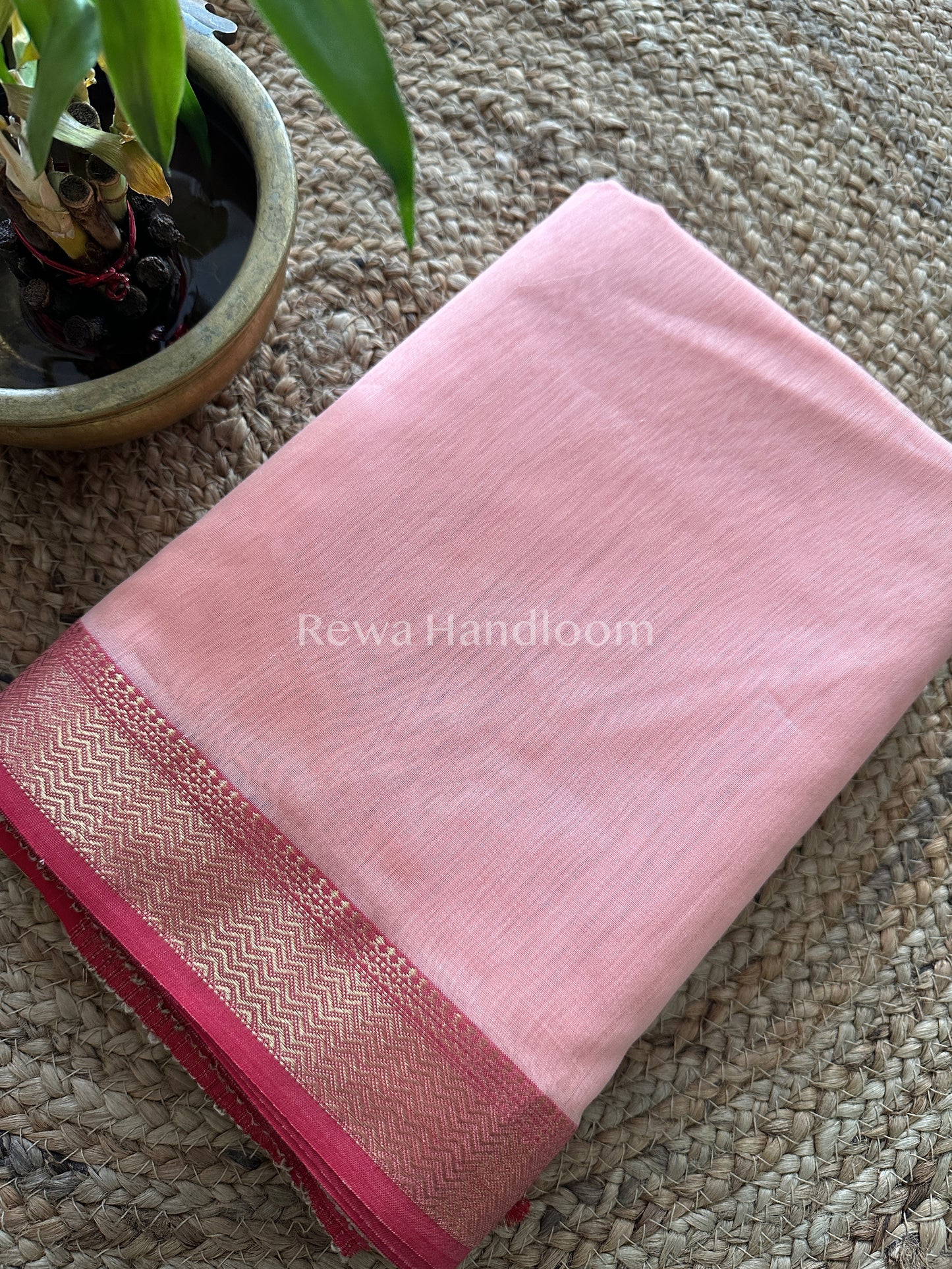 Maheshwari Rewa Border Saree