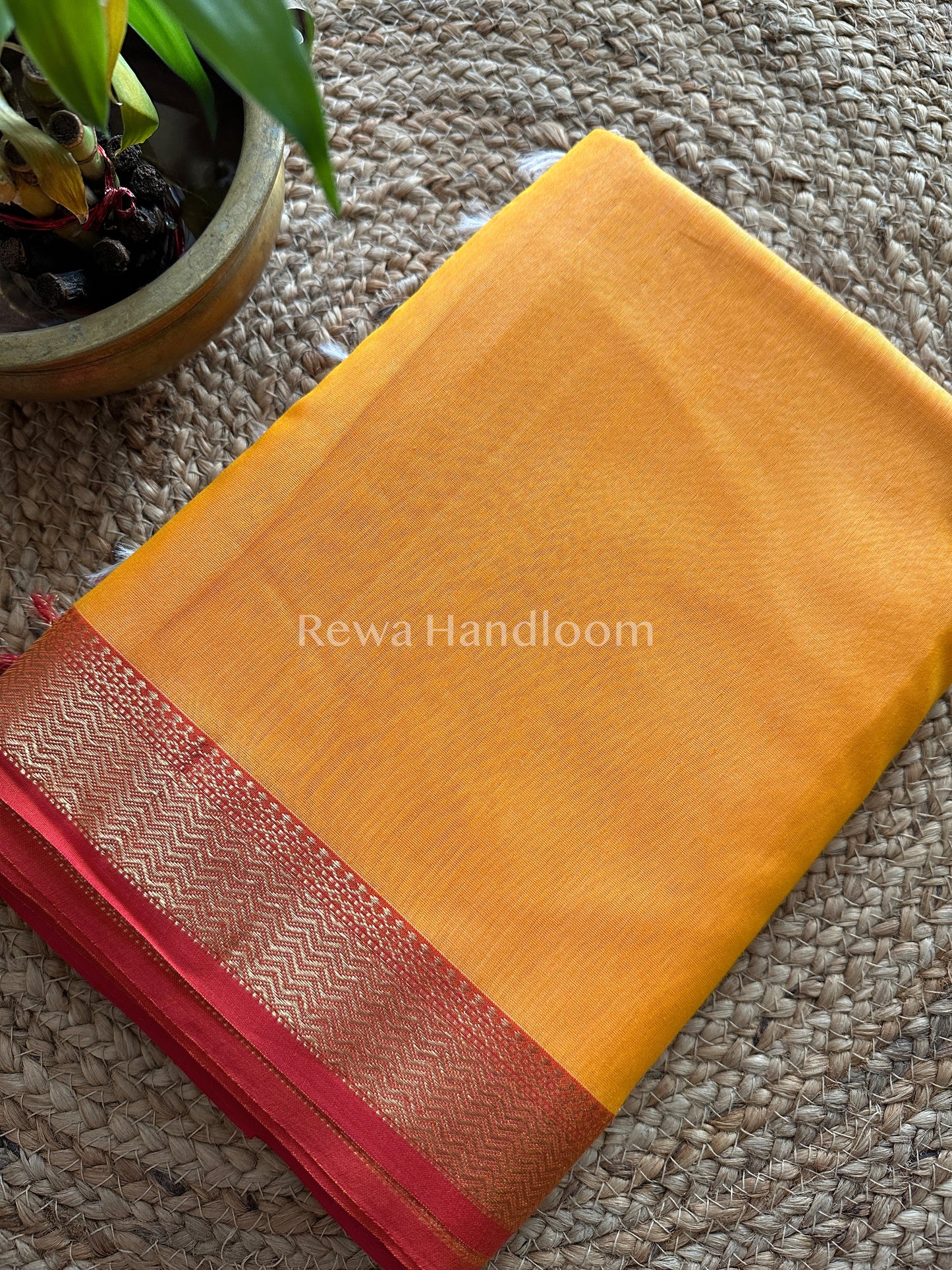 Maheshwari Rewa Border Saree