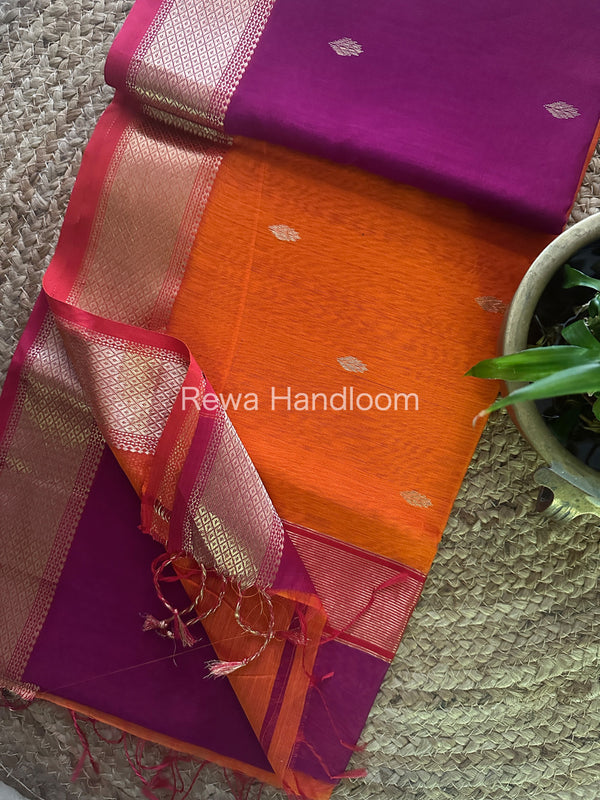 Maheshwari Zari Butti Saree