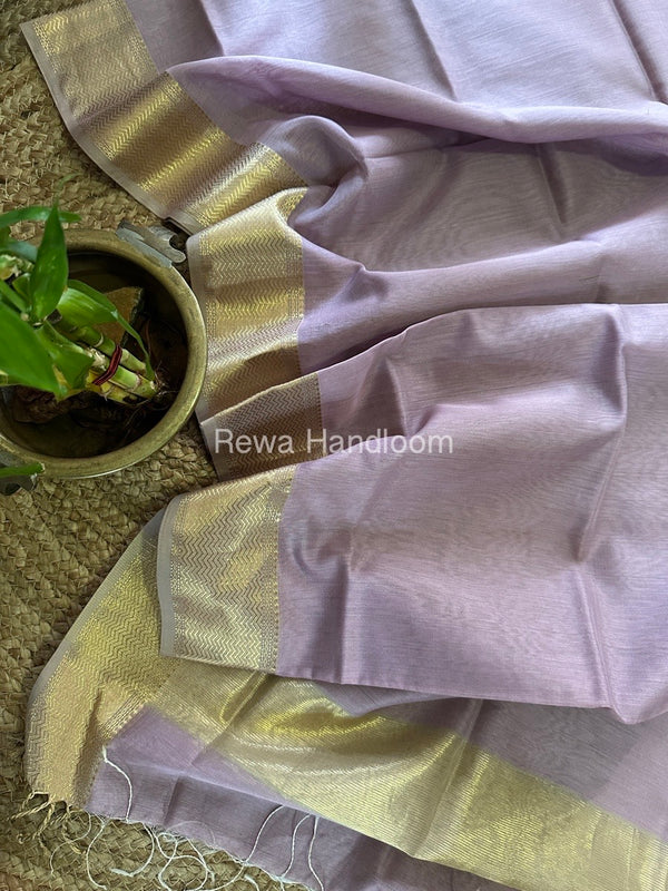 Maheshwari Rewa Border Silk Dupatta
