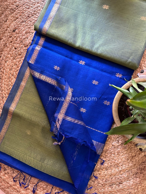 Zari Butti Maheshwari Saree