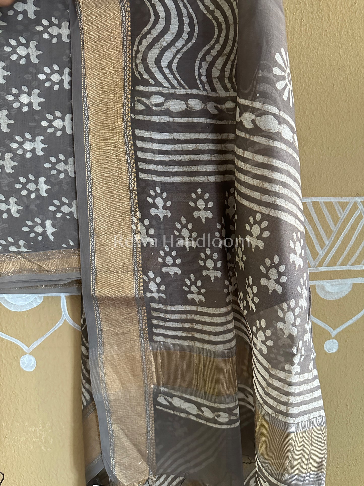 Maheshwari Kashish Print Suit ~ IKS01