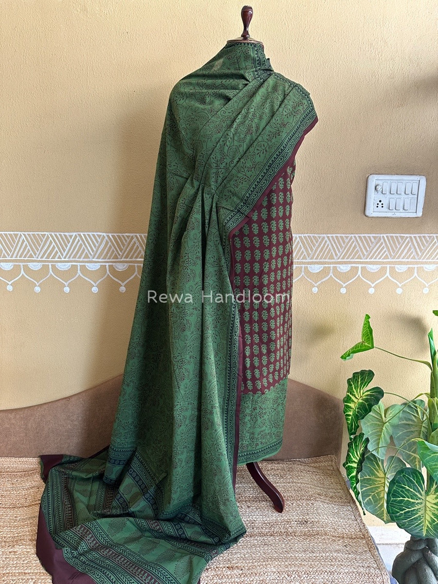 Bagh Print Cotton Suit