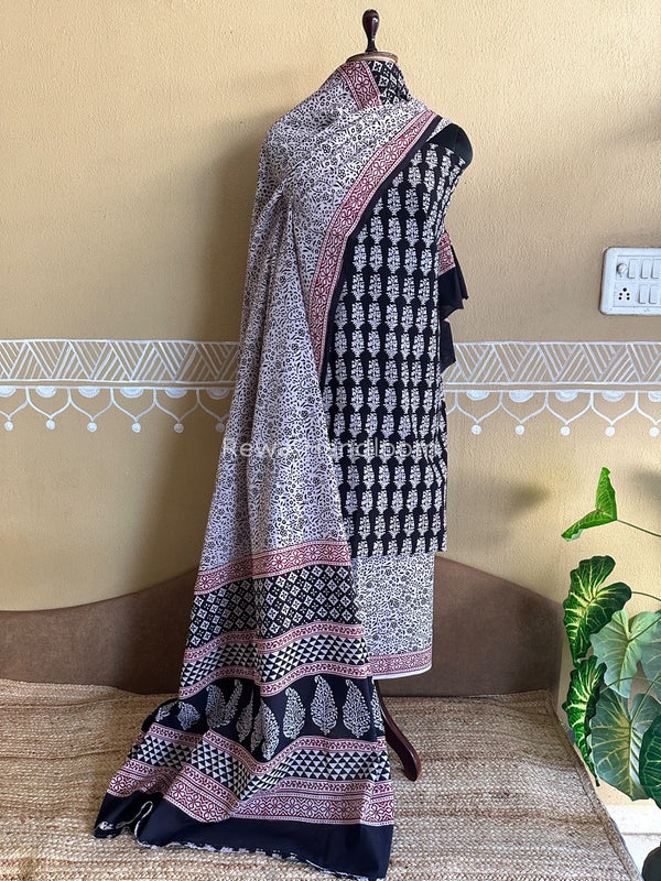 Bagh Print Cotton Suit