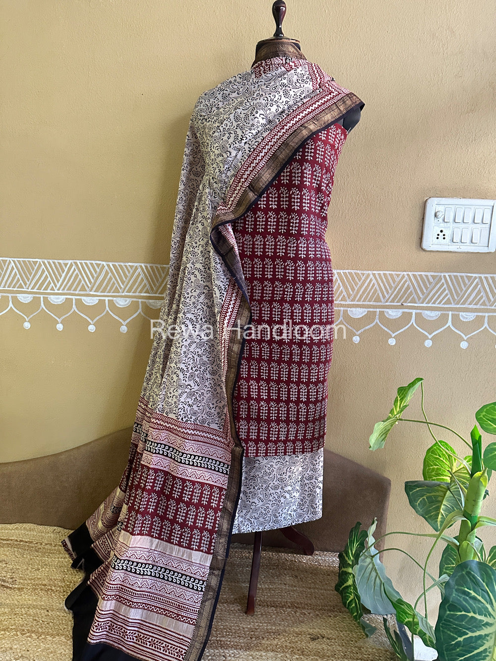 Maheshwari Bagh Print Suit