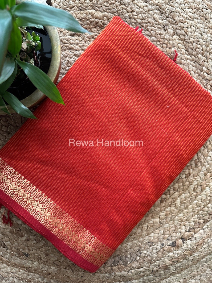Maheshwari Garbha Reshami Silk Saree