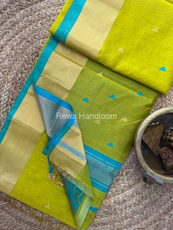 Zari Butti Maheshwari Saree