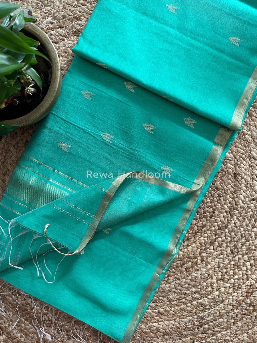 Zari Butti Maheshwari Saree