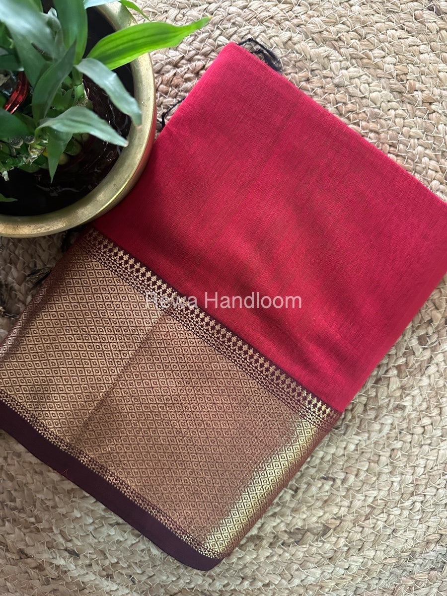 Maheshwari Zari Skirt Saree