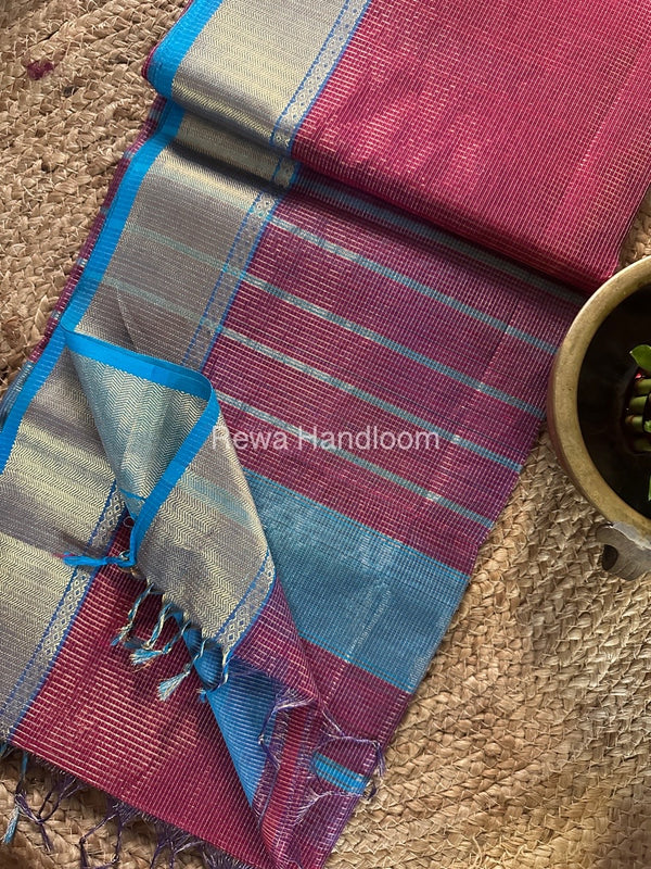 Exclusive Maheshwari Tissue Silk Saree