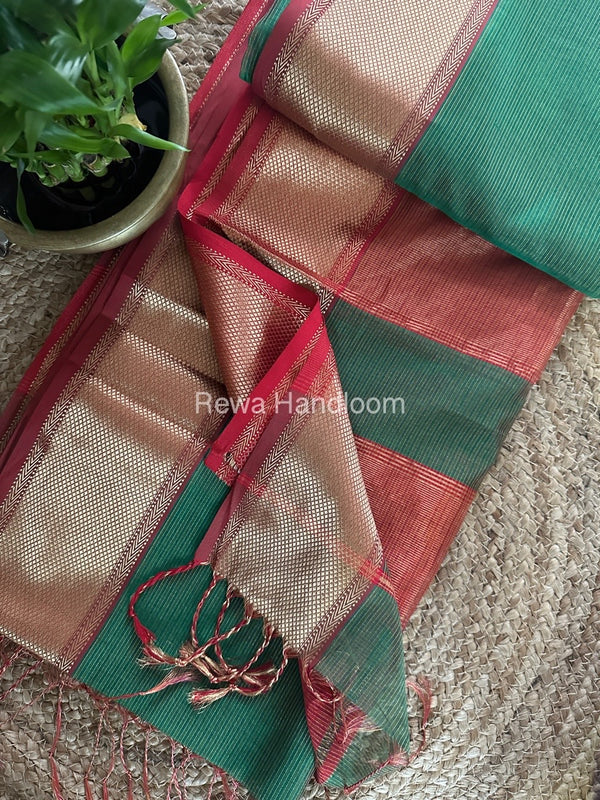 Exclusive Maheshwari Tissue Silk Saree