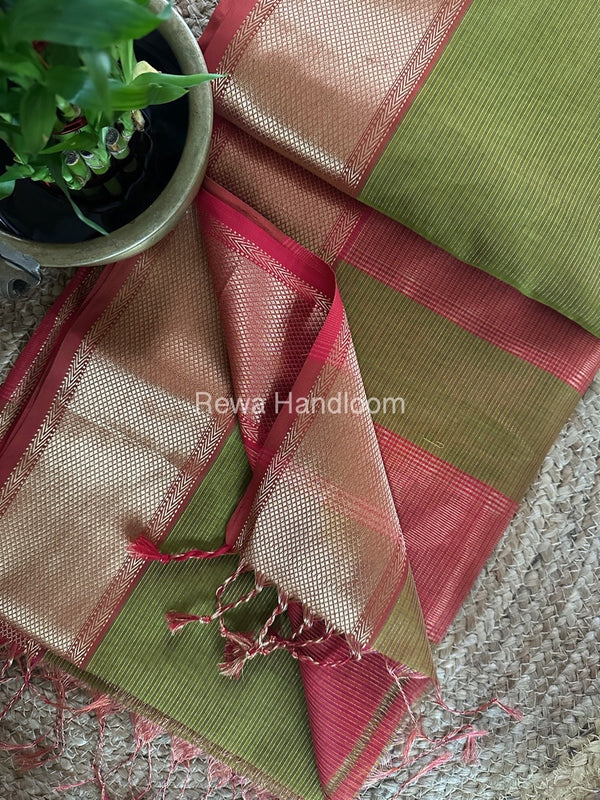 Exclusive Maheshwari Tissue Silk Saree