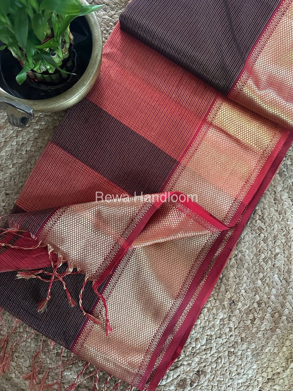 Exclusive Maheshwari Tissue Silk Saree