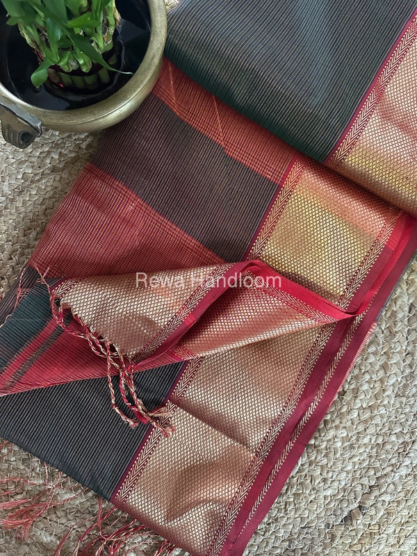 Exclusive Maheshwari Tissue Silk Saree