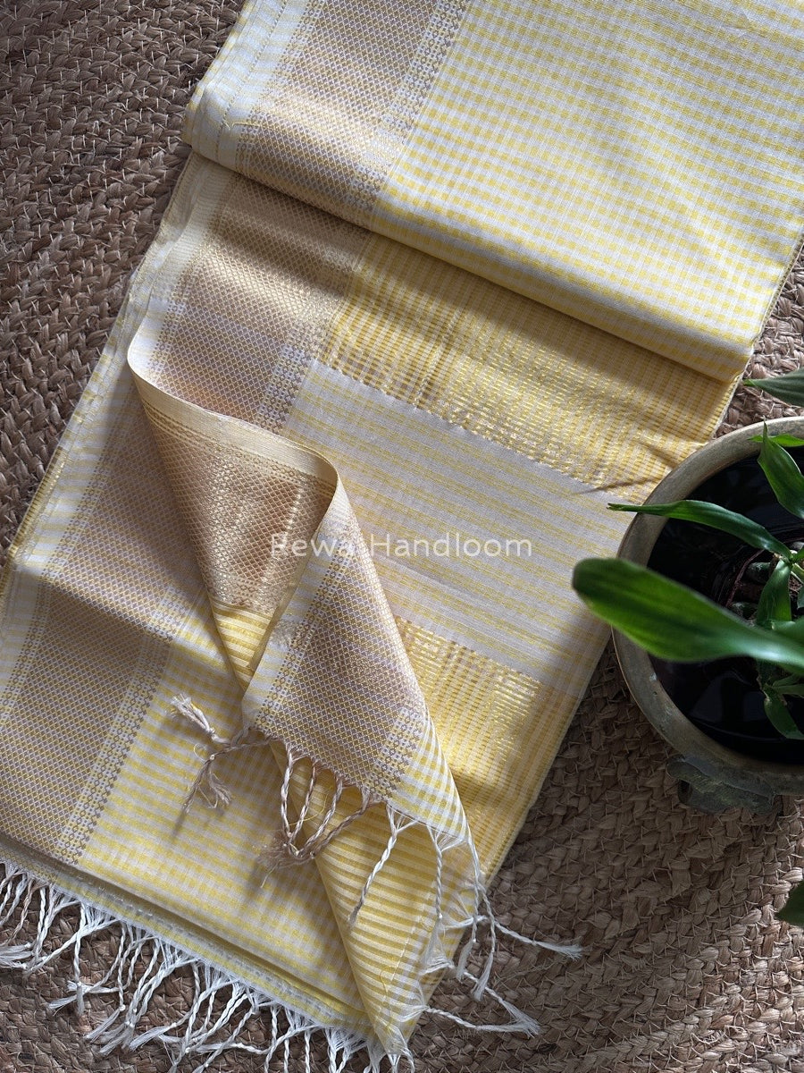 Maheshwari Self Checks Saree