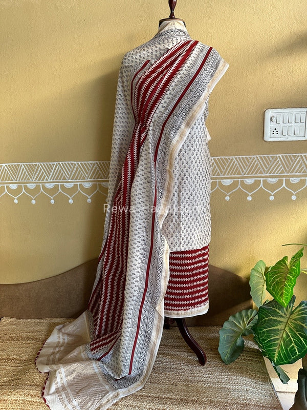 Maheshwari Bagh Print Suit