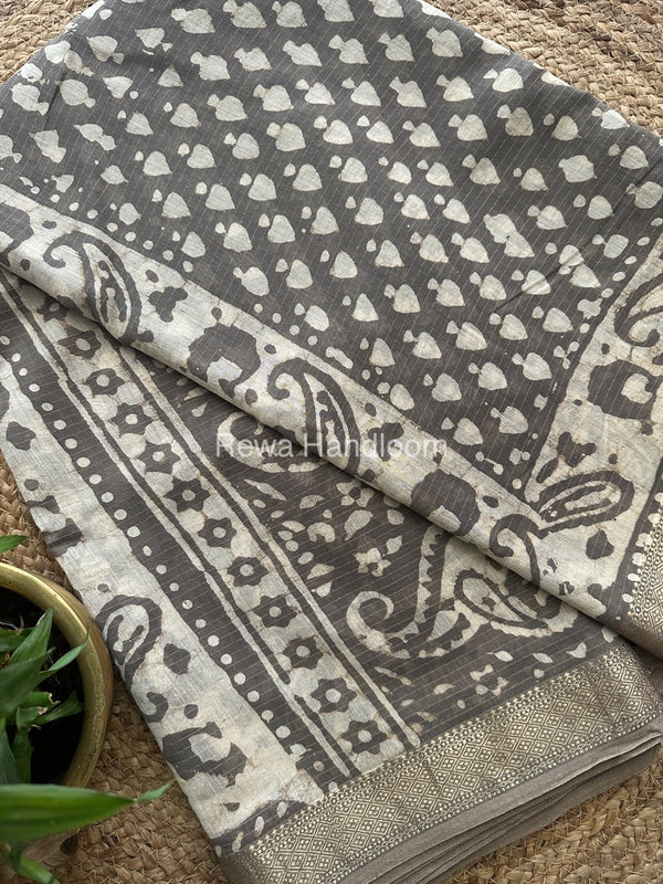 Tissue Lining Kashish Print Saree