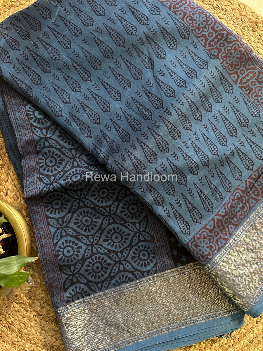 Maheshwari Bagh Print Saree