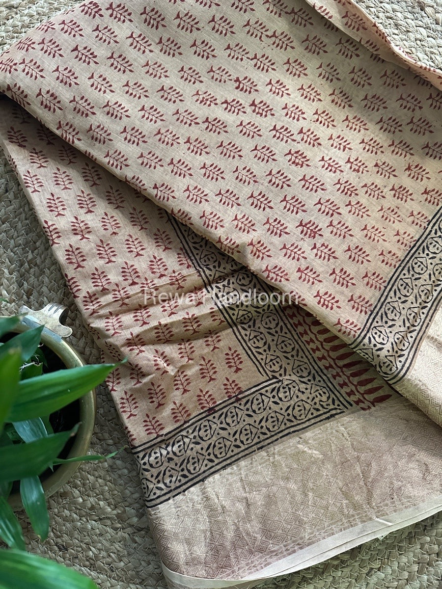 Maheshwari Bagh Print Saree