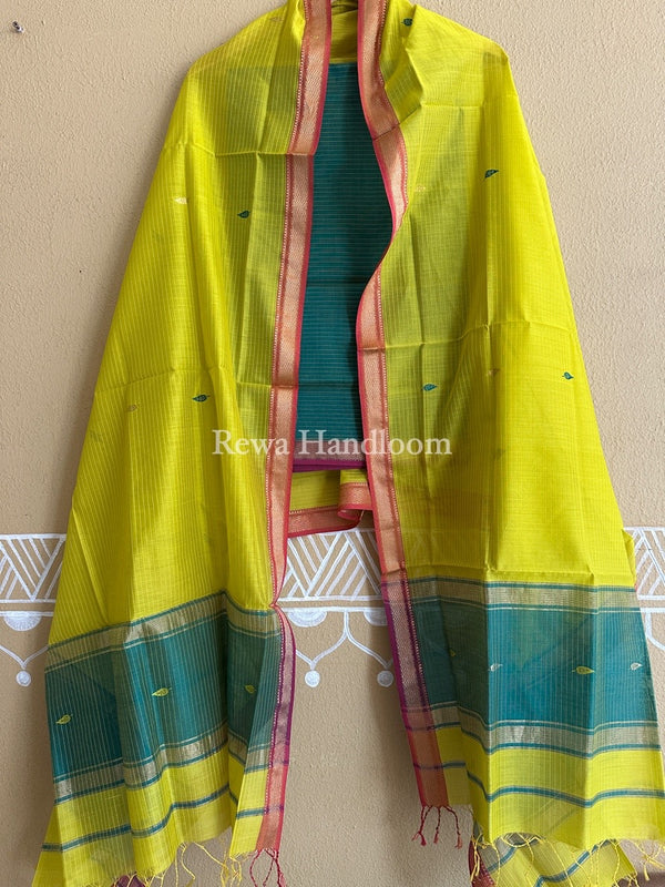 Maheshwari Motifs Top-Dupatta Set