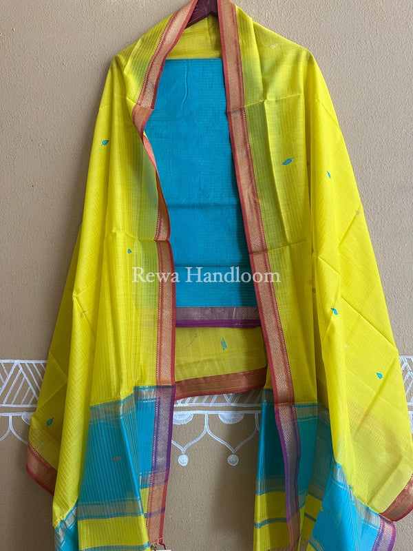 Maheshwari Motifs Top-Dupatta Set