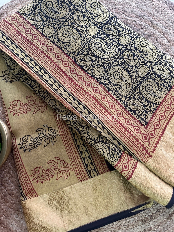 Maheshwari Bagh Print Saree