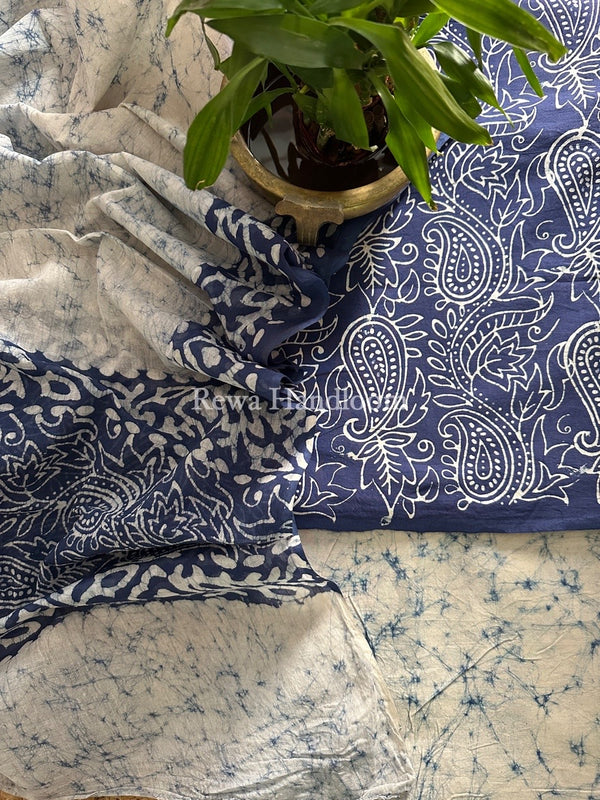 Batik Print Cotton Suit
