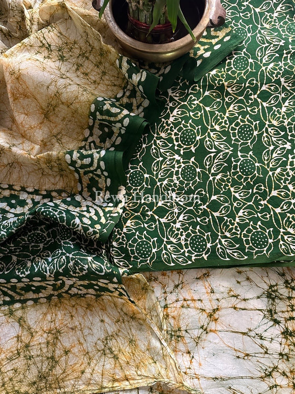 Batik Print Cotton Suit
