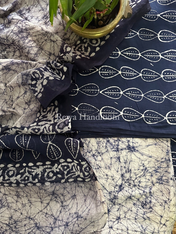 Batik Print Cotton Suit