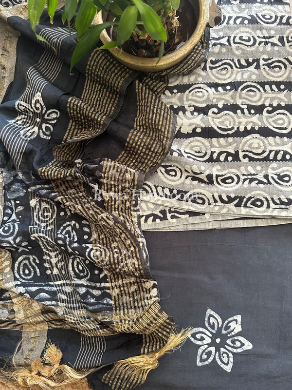 Batik Print Cotton Suit