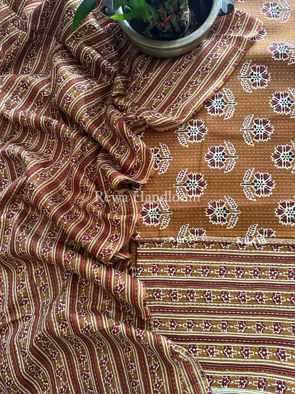 Batik Print Cotton Suit