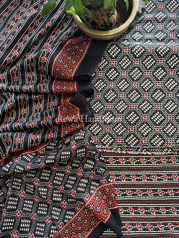 Batik Print Cotton Suit
