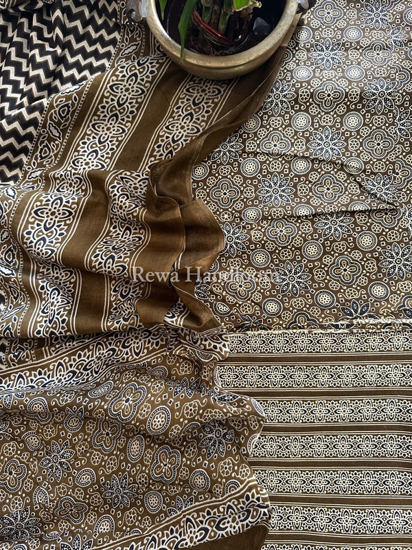 Batik Print Cotton Suit