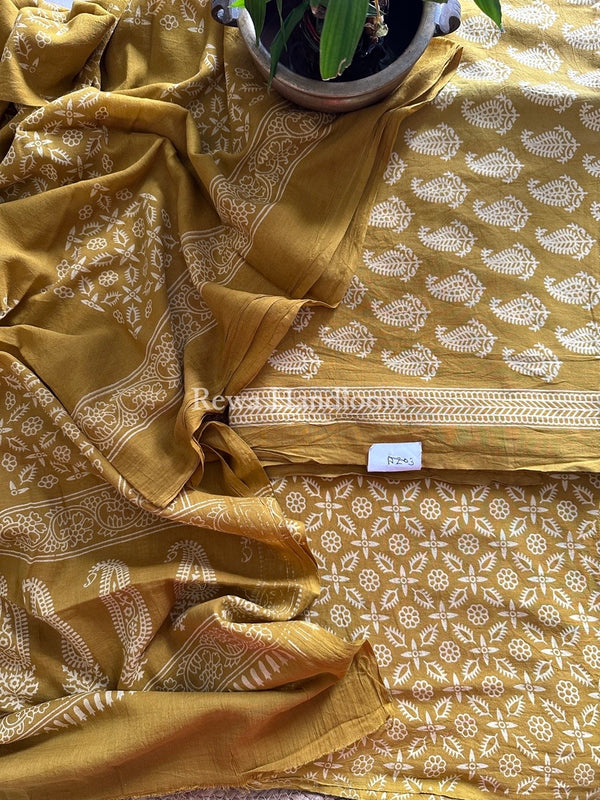 Dabu Print Cotton Suit