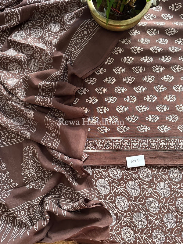 Dabu Print Cotton Suit