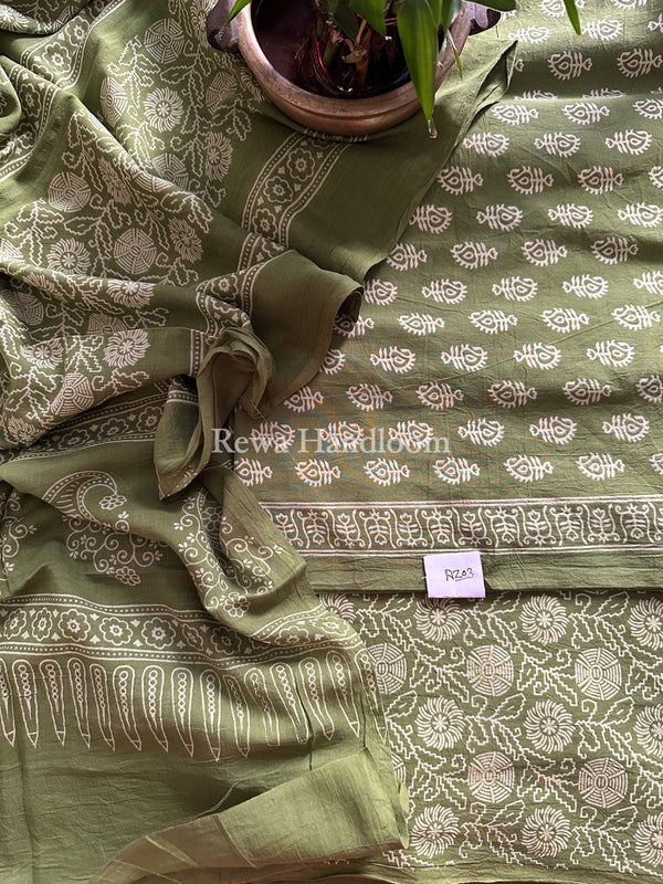 Dabu Print Cotton Suit