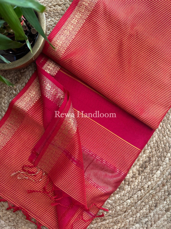 Maheshwari Garbha Reshami Silk Saree