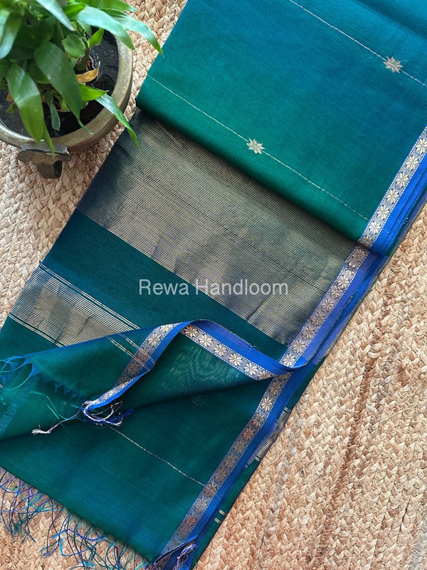 Zari Butti Maheshwari Saree