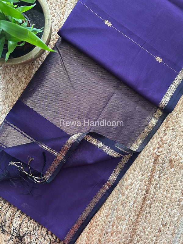 Zari Butti Maheshwari Saree