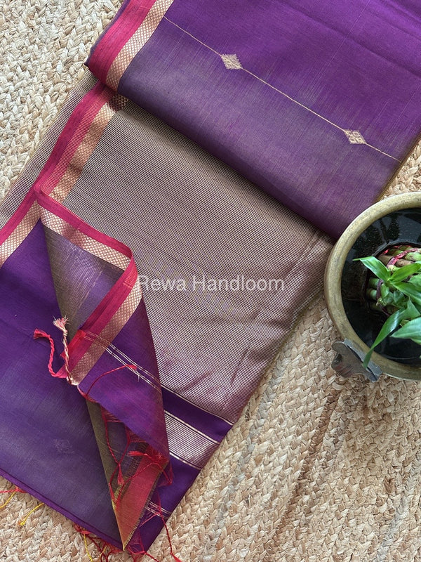 Zari Butti Maheshwari Saree