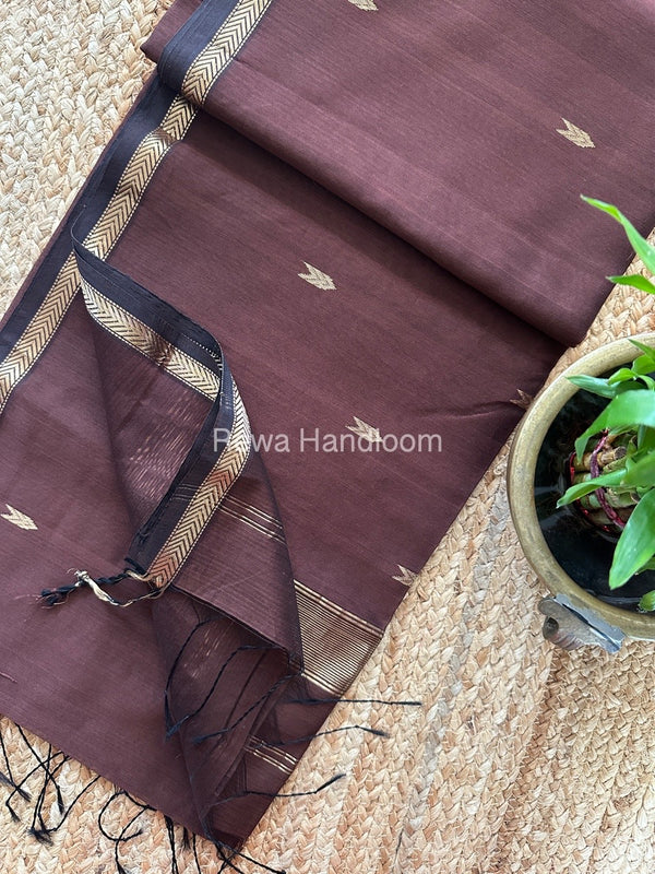 Zari Butti Maheshwari Saree