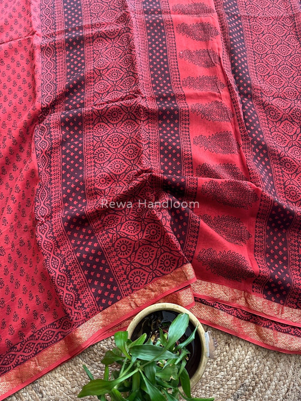 Maheshwari Bagh Print Saree