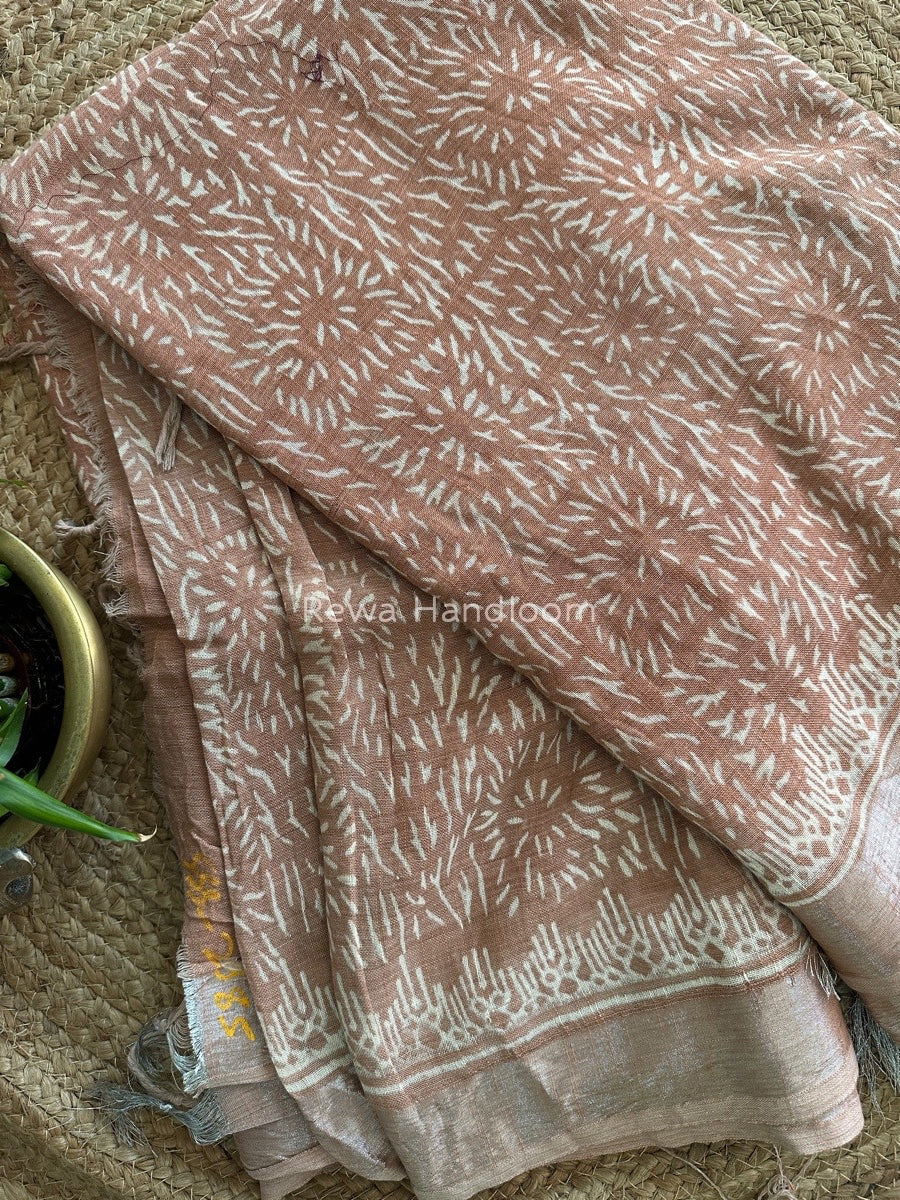 Cotton Linen Saree