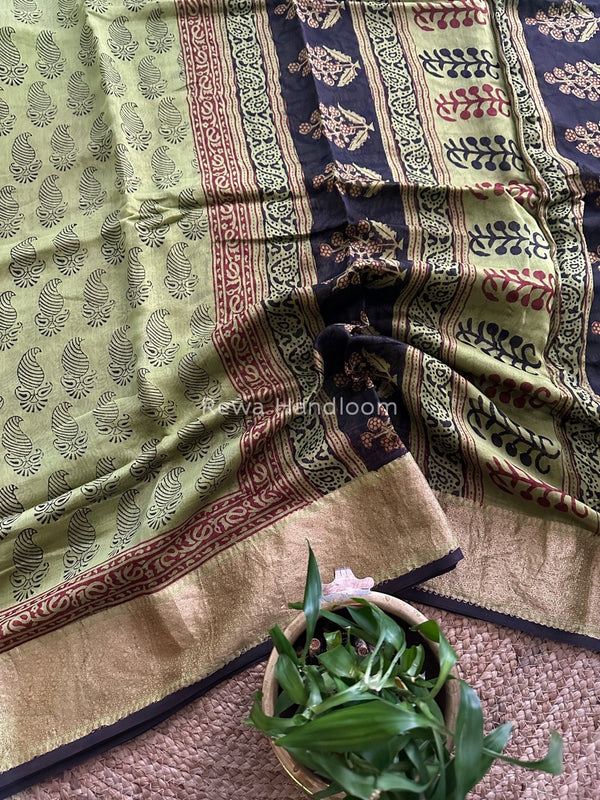 Maheshwari Bagh Print Saree