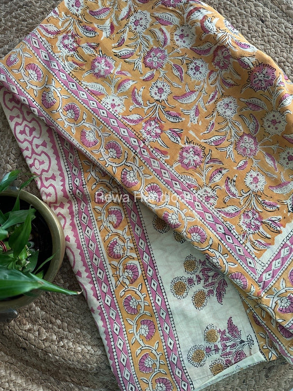 Cotton Printed Saree