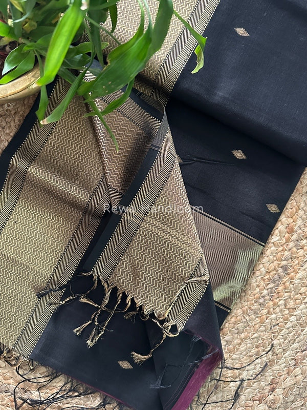 Zari Butti Maheshwari Saree
